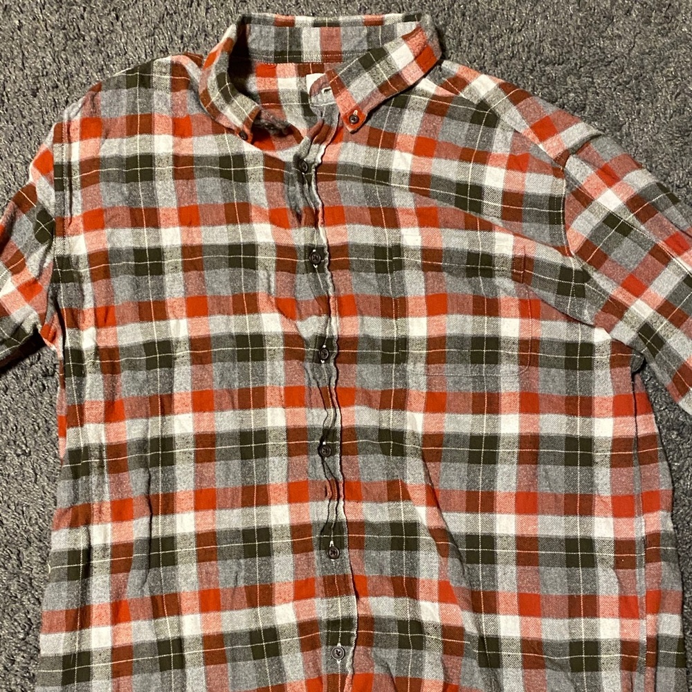 Long sleeved flannel